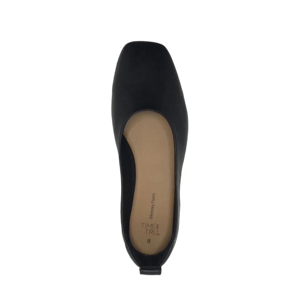 Women's Soft Square Toe Ballet Flats - Picture 4 of 6